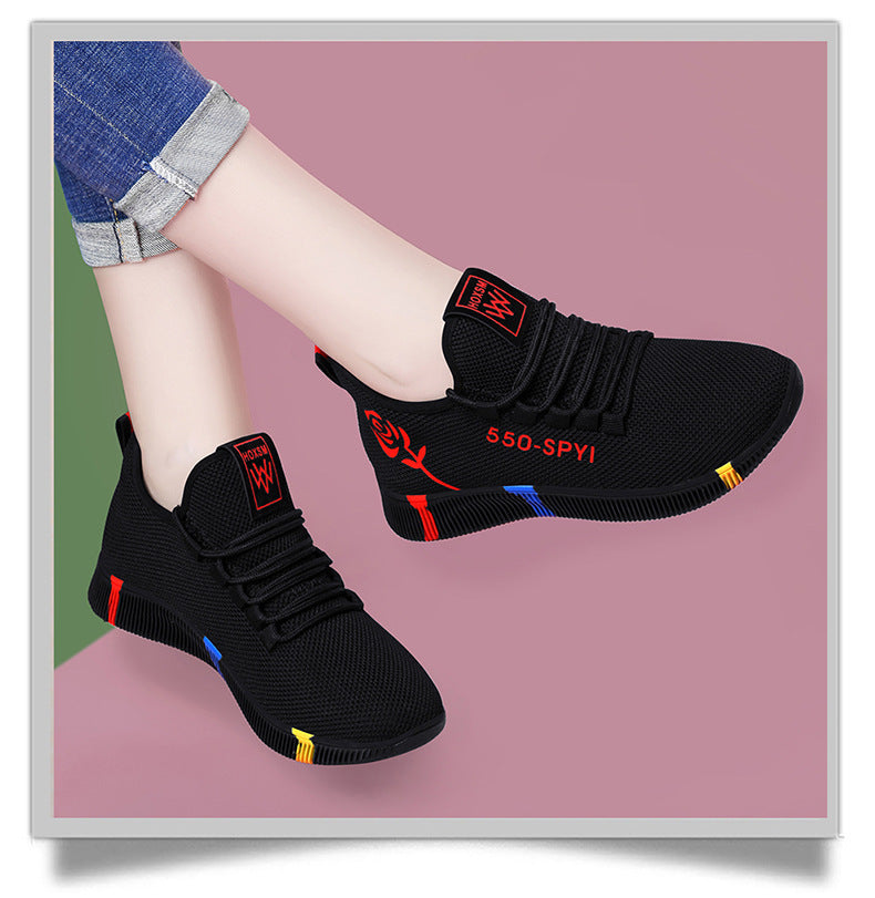 Net Red Light Casual Shoes Non-Slip Soft Sole Shoes