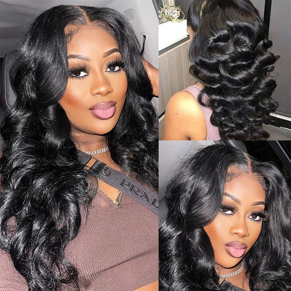 12A Loose Wave Human Hair Bundles With Closure Frontal Deep Wave HD Transparent Lace Closure And Bundles Virgin Hair Extensions