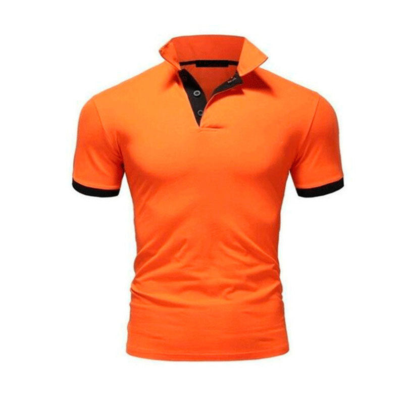 Men's short sleeve solid color T-shirt