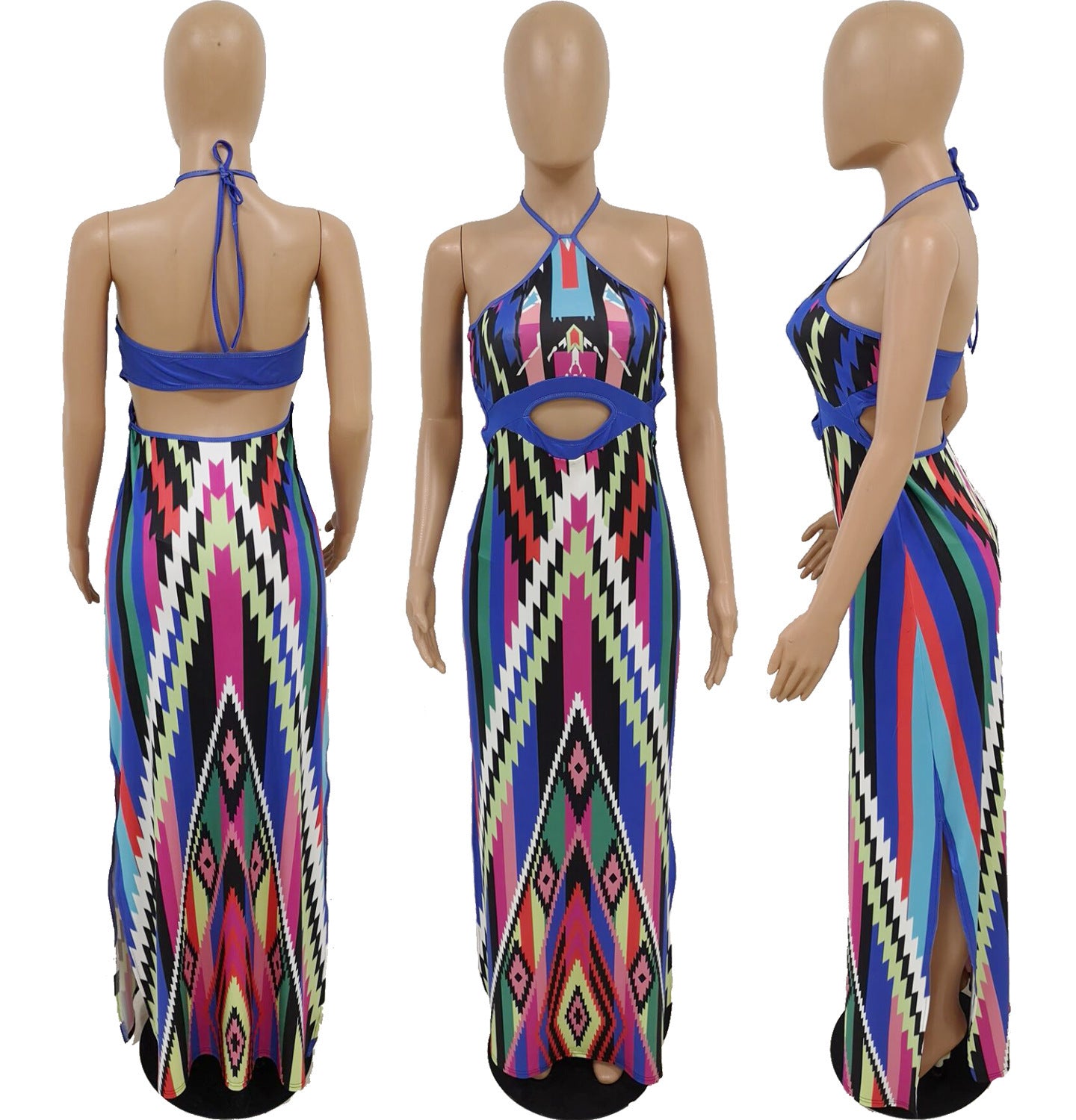 Digital Print Dress sexy fashion skirt with suspenders