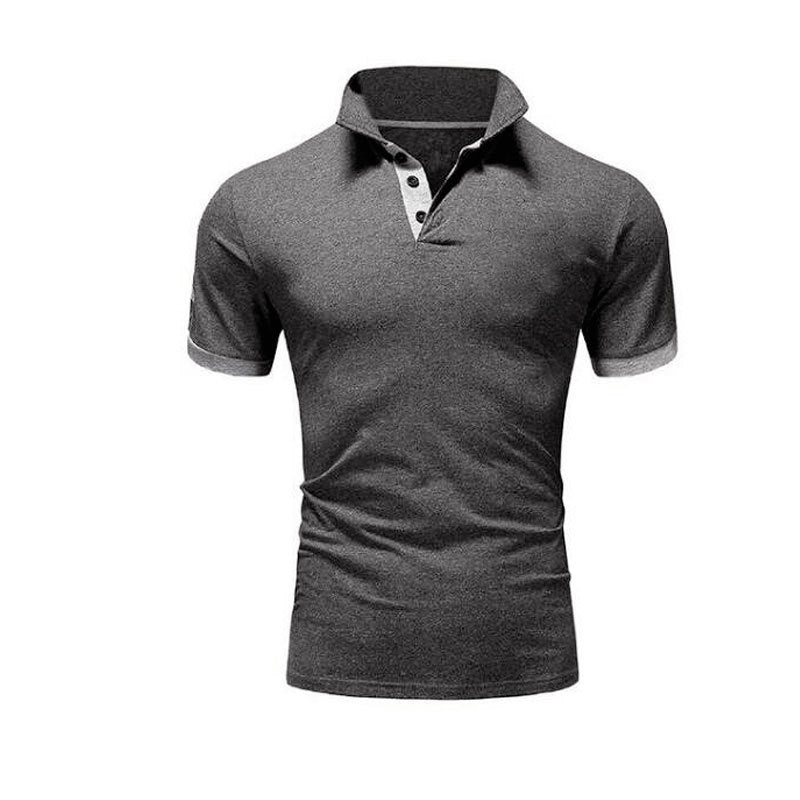 Men's short sleeve solid color T-shirt