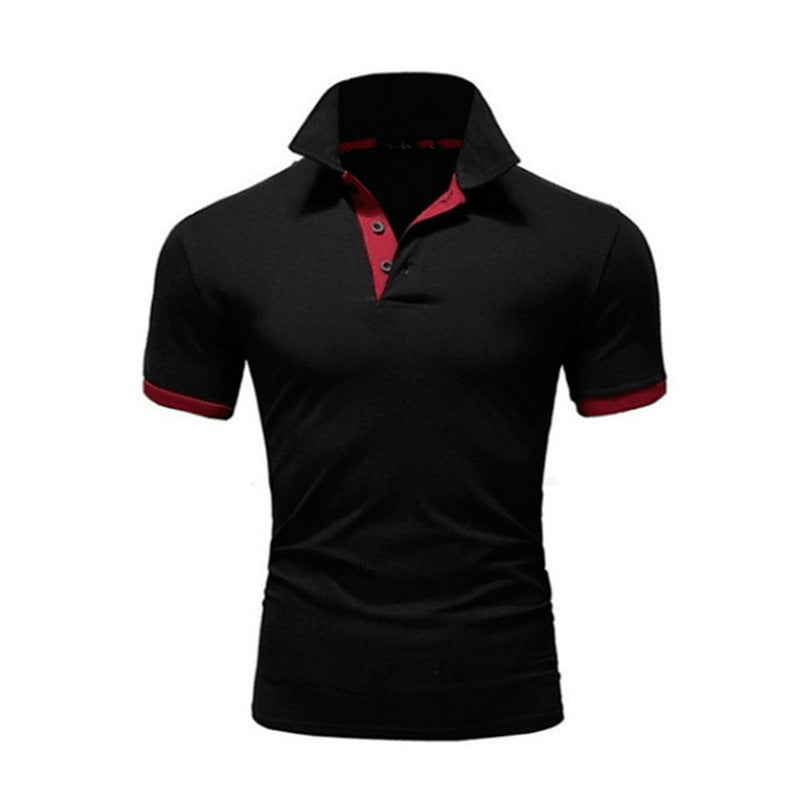 Men's short sleeve solid color T-shirt