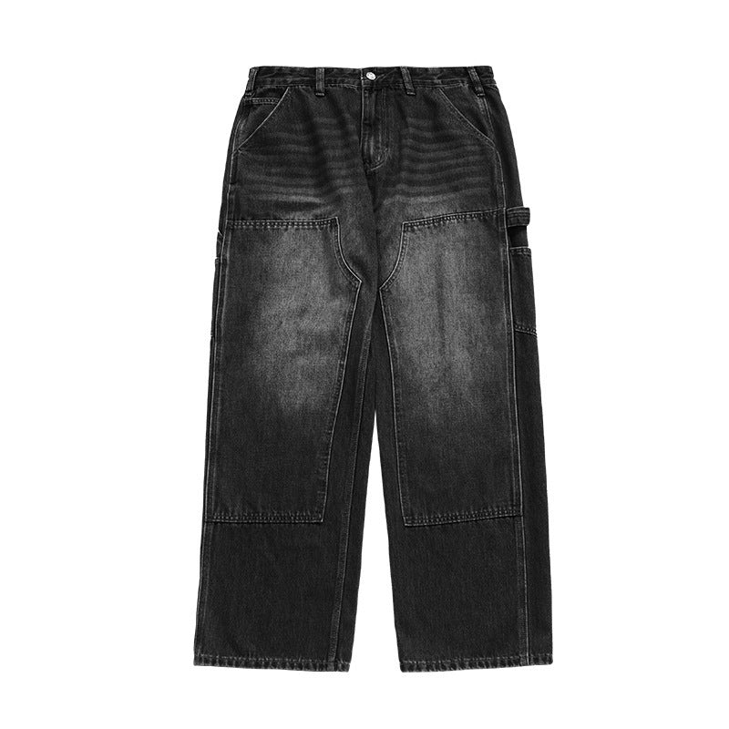 Men's Fashion Retro Straight Loose Jeans