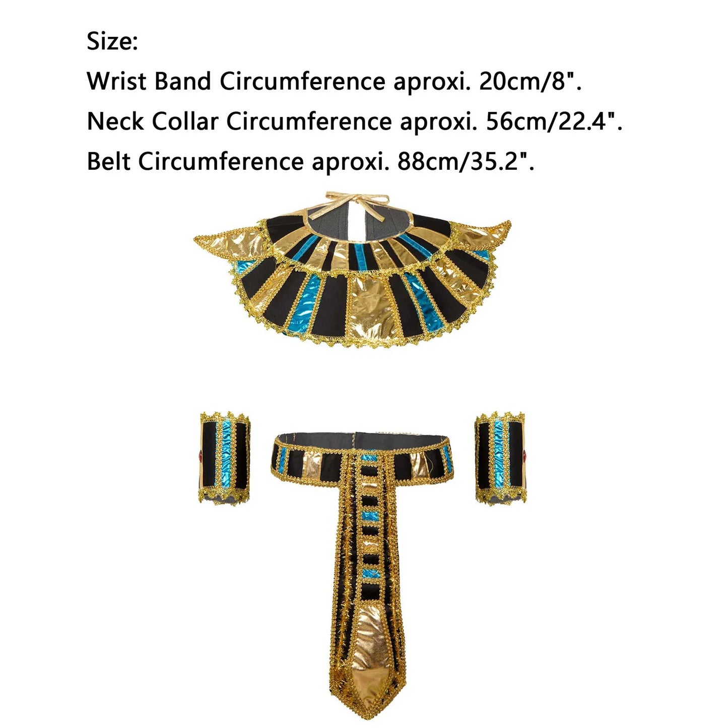 Women's Egyptian Clothing Accessory Set