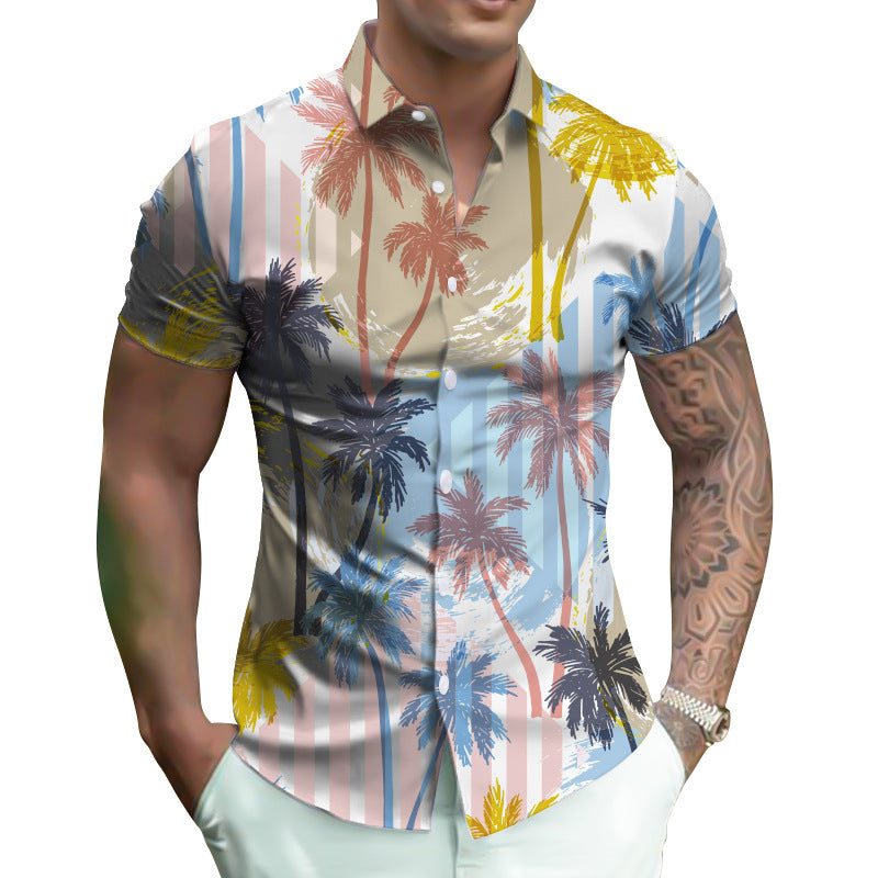 Digital Shirt Oversized Men's Summer Wear