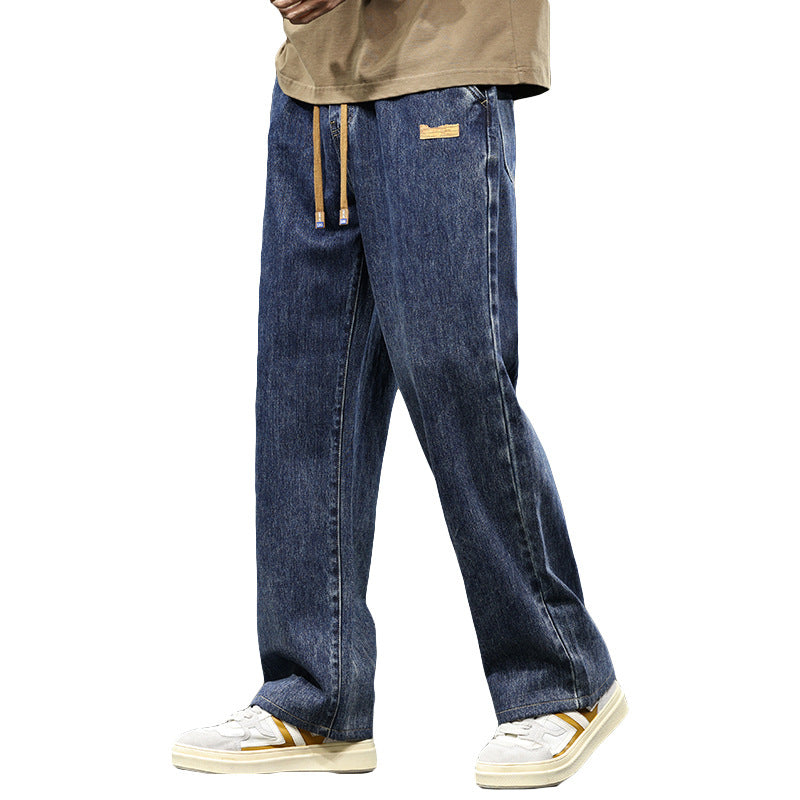 Men's Fashion Denim Loose Casual Pants