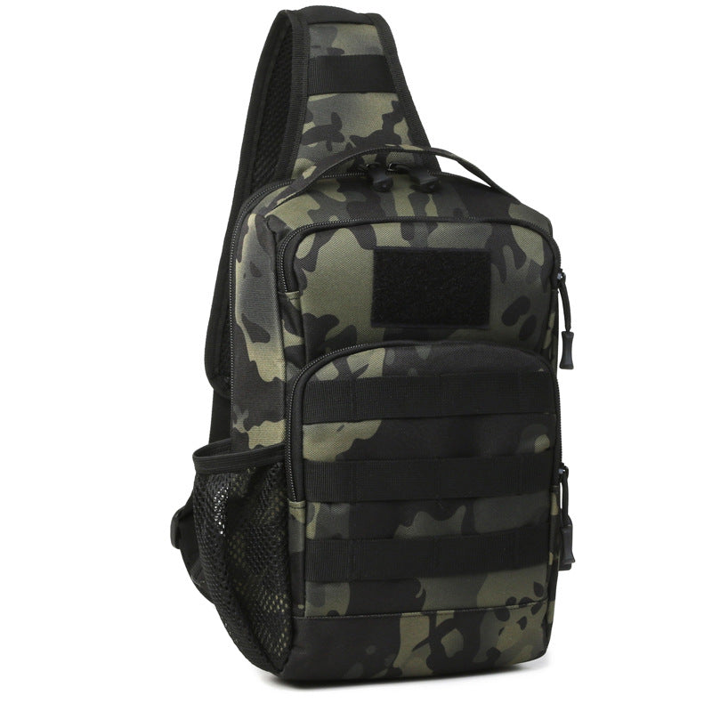 Outdoor Lure Camouflage Large Capacity Multi-functional Men's Shoulder Crossbody Tactical Chest Bag