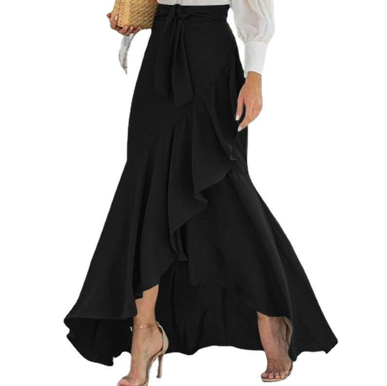 Sexy Irregular Skirt With High Waist