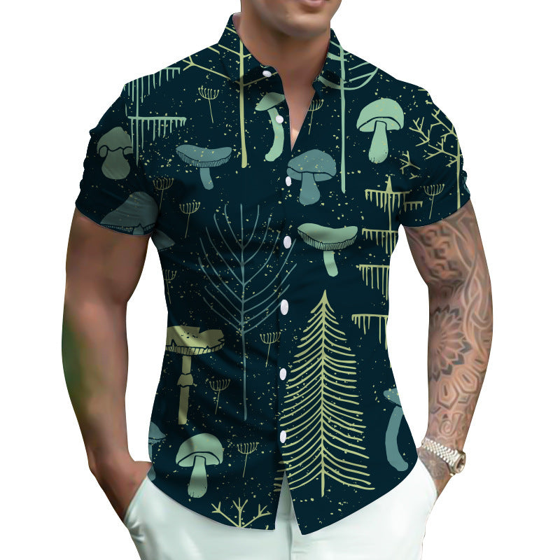 Digital Shirt Oversized Men's Summer Wear