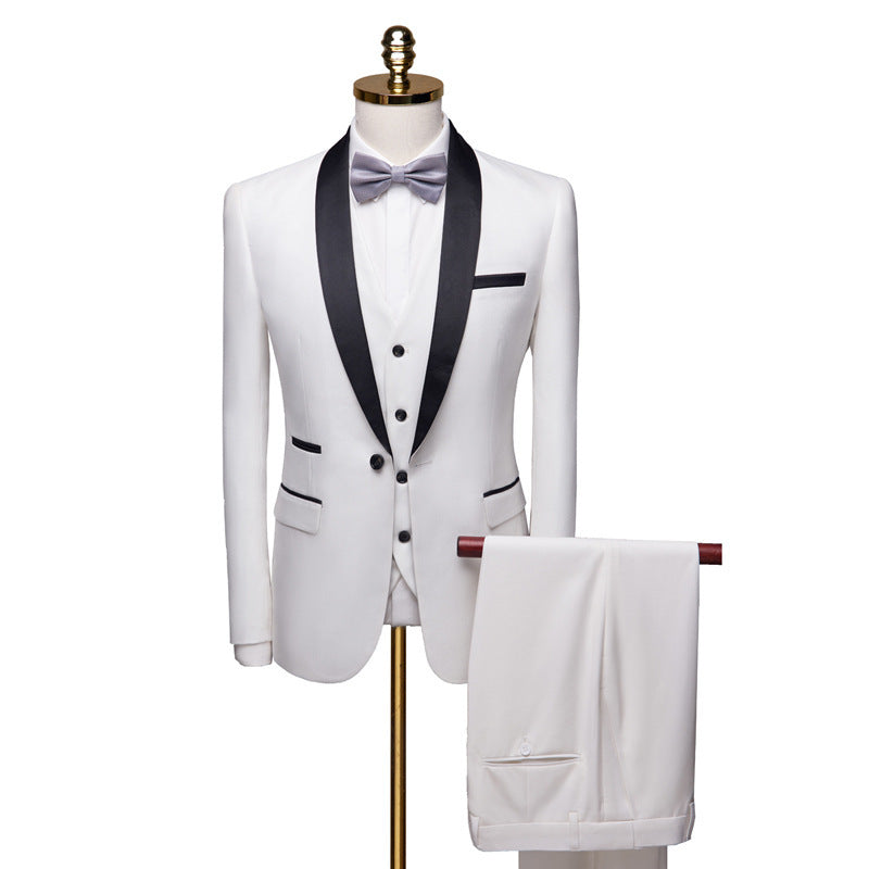 Conjunto de traje de 3 piezas para hombre, trajes de boda para hombre, esmoquin para novio